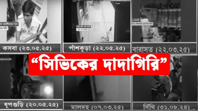 'দাদাগিরি' সিভিক ভলান্টিয়ারের। ছবি: সংগৃহীত